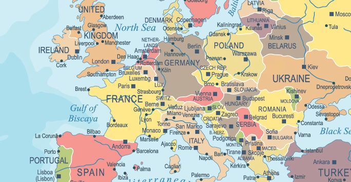 Map of Europe