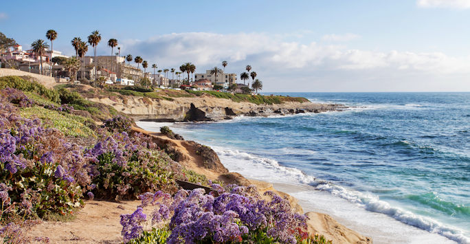 Beach in Southern California