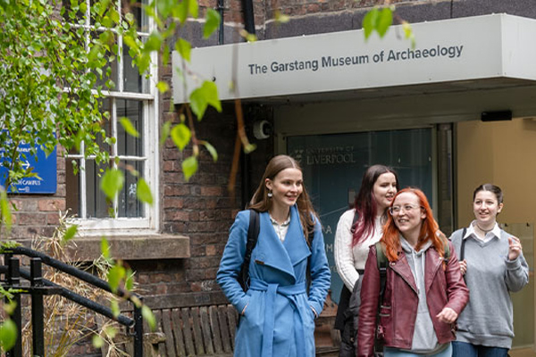 Group of students outside Garstang Museum