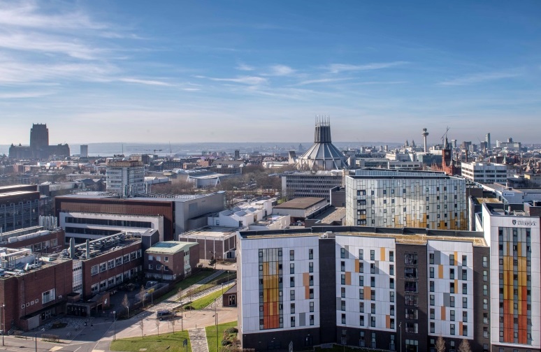 Arial view of Crown Plaza student accommodation