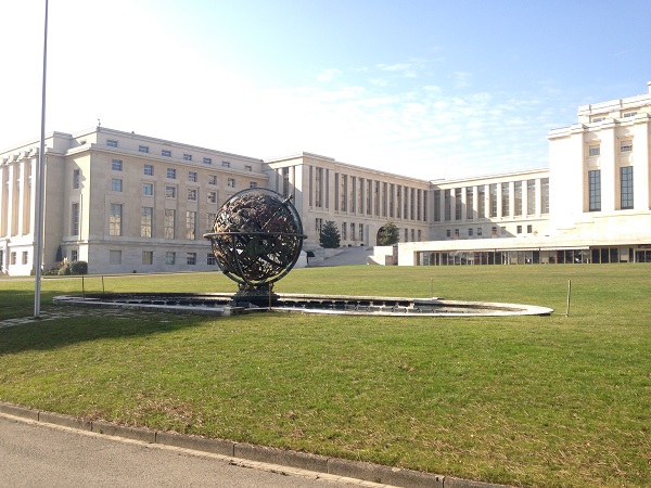 UN building and grounds in Geneva