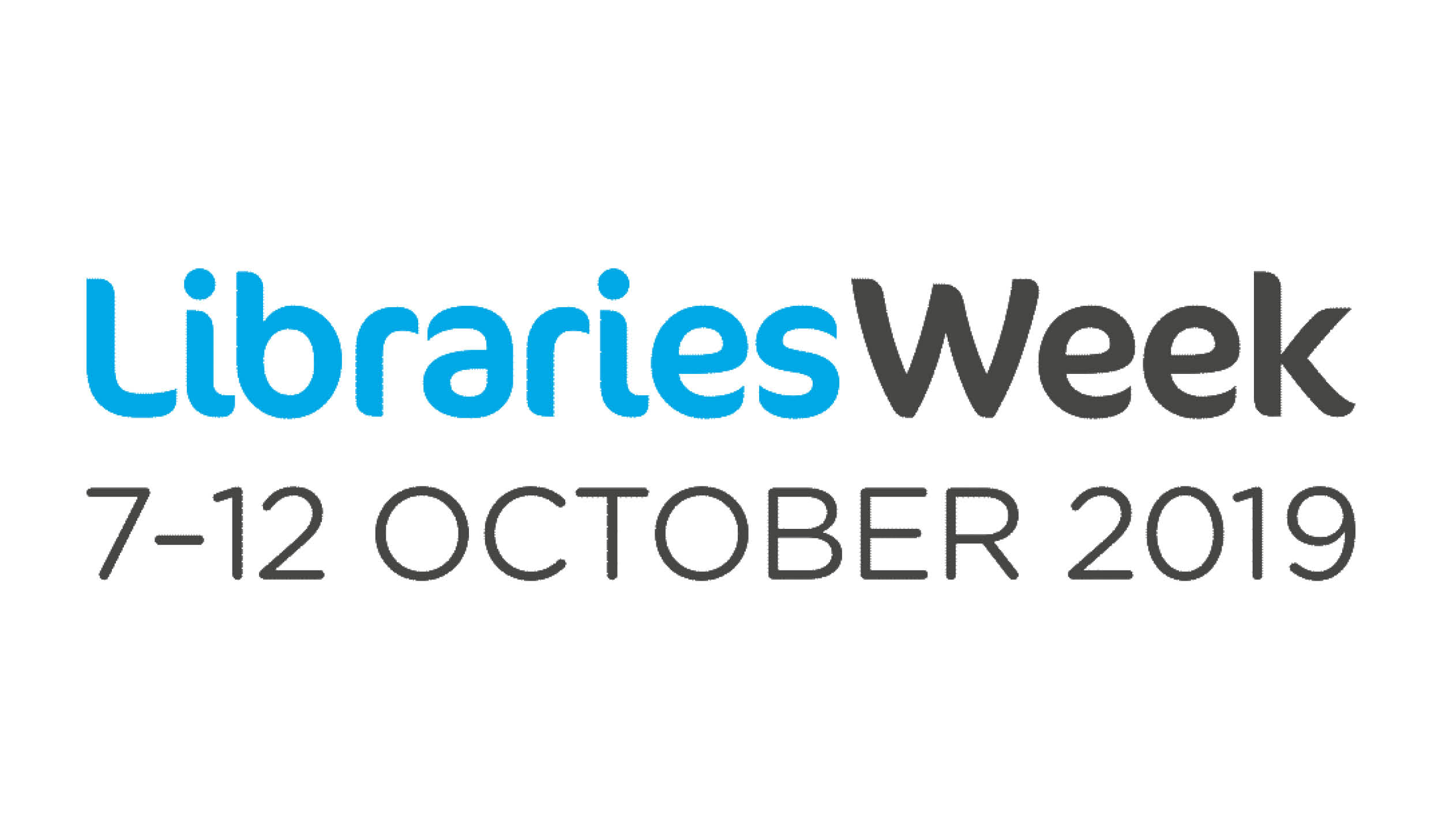 National Libraries Week logo.