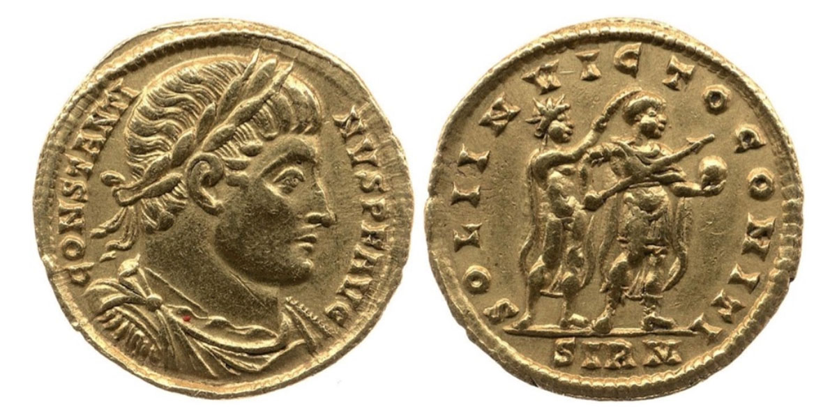 Coin of Constantine from Sirmium