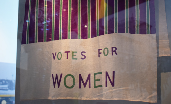 Votes for Women banner