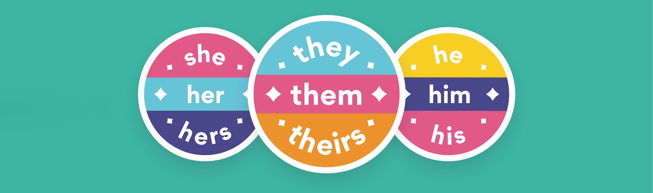 Pronoun banner