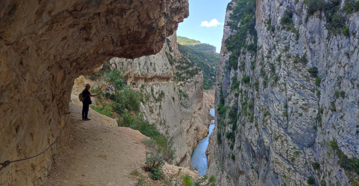 A view of a hike near to Barcelona, Catalunia