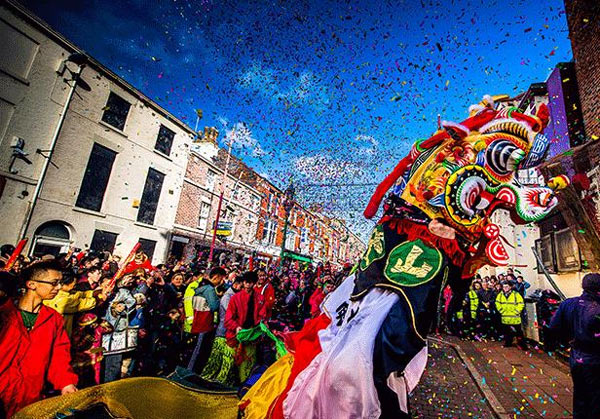 Chinese New Year celebrations in Liverpool