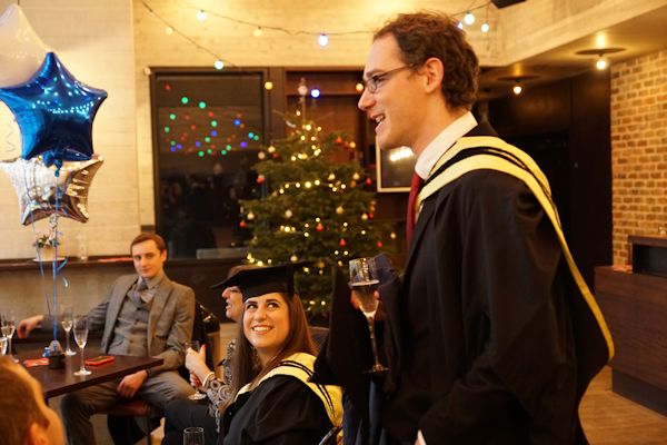 Bubbly and celebrations at our winter graduation 2016