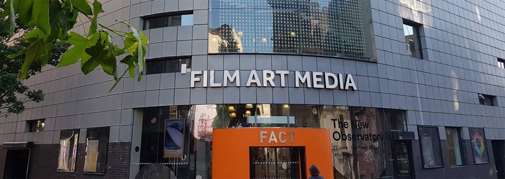 Entrance to FACT cinema, Liverpool