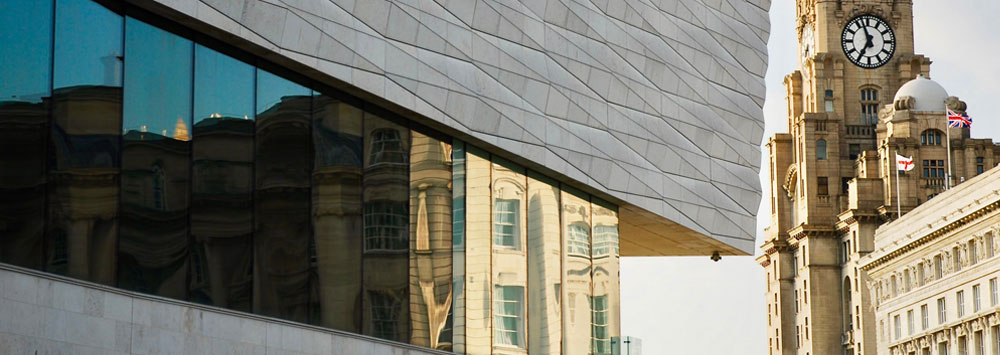 Detail of Liverpool Waterfront building