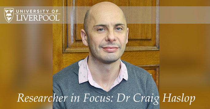 Researcher in Focus: Dr Craig Haslop