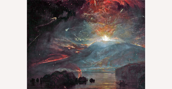 JMW Turner Eruption of Souffrier Mountains