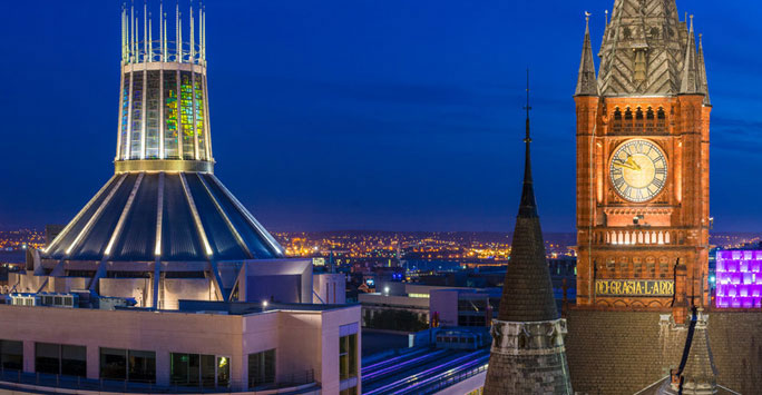 View of VGM and Christ the KIng Cathedral