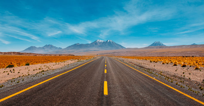 Road in a desert