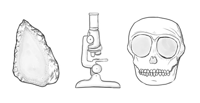 Garstang Archaeology Montage Drawing