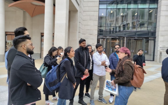 Liverpool MBA students tour of London