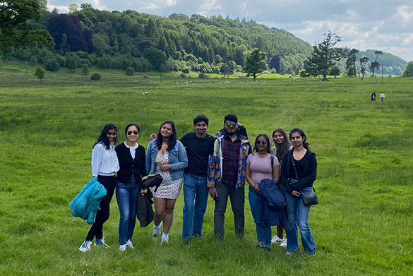 MiM students exploring the countryside