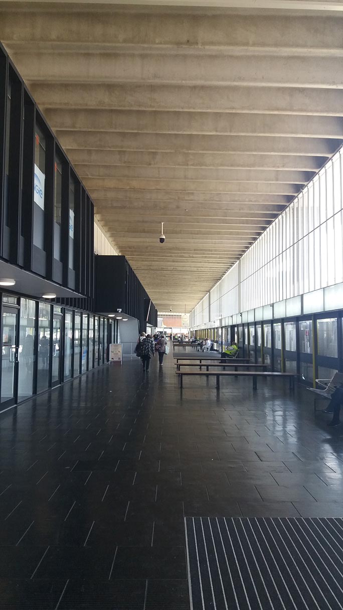 Preston bus station interior